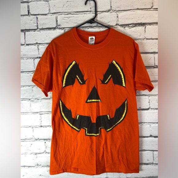 Hanes Tops - Vintage Halloween Jack-o-lantern pumpkin T Shirt size medium